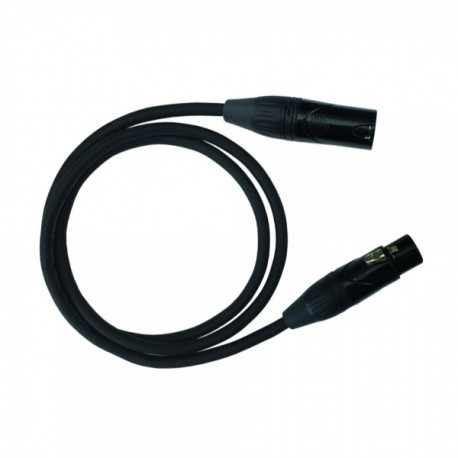 Cablu XLR mama la XLR tata, 0.5 m, ZZIPP MZZ050