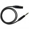 Cablu XLR mama la Jack 6.3 tata stereo, 3 m, ZZIPP MZZJ300