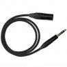 Cablu XLR tata la Jack 6.3 tata stereo, 10 m, ZZIPP MZZM1000