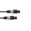 Cablu speakon-speakon 2 x 1,5 mm², 5 m, negru, Omnitronic 3022110M