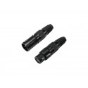 Set 10 conectori XLR cu 3 pini (5 mama + 5 tata), Omnitronic 30200097