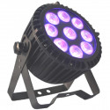 PAR LED cu baterie, 9 x 12W RGBWA + UV 6 in 1 LED-uri IP65, ZZIPP ZZEN0912BWP