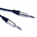 Cablu audio Jack 6.3 mm tata stereo la Jack 6.3 mm tata stereo, 0.5 m, ZZIPP JEZZJ050