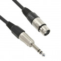 Cablu microfon XLR mama la Jack 6.3 mm stereo, 20 m, ZZIPP MEZZJ2000