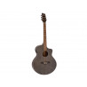 Chitara western mini jumbo cu sistem de pickup, Dimavery STW-50 maro