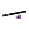 Tub manual streamer confetti, 80 cm, violet , TCM FX 51711060