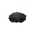 Punga confetti metalic dreptunghiular 55x18mm, negru, 1kg, TCM FX 51708856