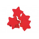 Punga Slowfall Confetti stele 55x55mm, roșu, 1kg, TCM FX 51709264