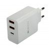  Adaptor priza perete 2xUSB si 1xUSB-C, H-08 Canyon CNE-CHA08W