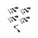 Set quixk DMX 1 transmitator + 4 receptoare wireless, Eurolite Set QuickDMX 1x transmitter + 4x receiver 