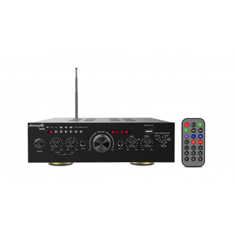 Amplificator cu mp3 playe, tuner FM si BT Audibax Kansas Black