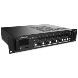 Amplificator 100V 4 zone, player si BT Audibax Zone 120 BT Black