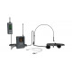 Set 2 lavaliere wireless Audibax Missouri Free Head Dual UHF Black