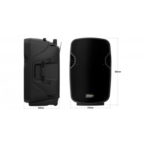 Boxa multimedia cu acumulator Audibax Denver 15 Black