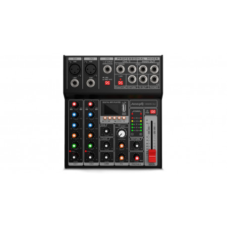 Mixer Audibax MG08 USB Black