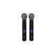 Set 2 microfoane wireless Audibax Sidney U310 Black