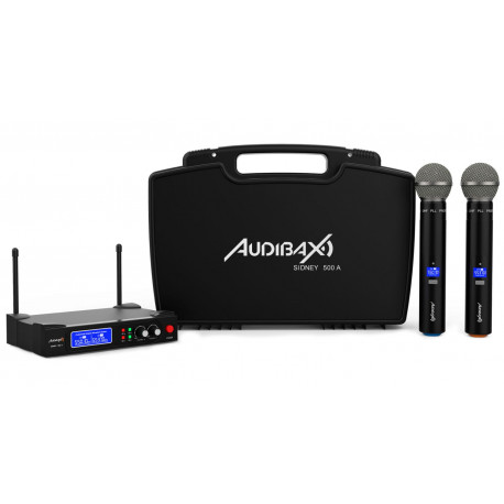 Set 2 microfoane wireless Audibax Sidney U310 Black