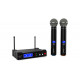 Set 2 microfoane wireless Audibax Sidney U310 Black