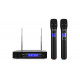 Set 2 microfoane wireless Audibax Missouri 2000 A Black