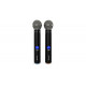 Set 2 microfoane wireless Audibax Sidney 500 A Black