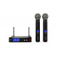 Set 2 microfoane wireless Audibax Sidney 500 A Black
