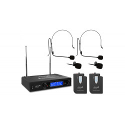 Set 2 lavaliere wireless Audibax Missouri 2500 A Black