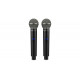 Set 2 microfoane wireless Audibax Sidney 500 A Black