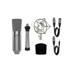 Pachet microfon Audibax Berlin 1800 Pack Black