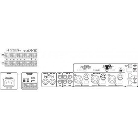 Amplificator 100V Monacor PA-1120