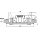 Difuzor sauna si piscina, 100V Monacor EDL-156