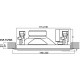 Difuzor 100V 2 cai Monacor ESP-15/WS