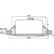 Difuzor 100V 2 cai Monacor EDL-11TW