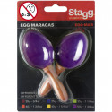 Set maracas violet, Stagg EGG-MA S/PP