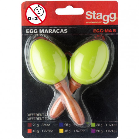 Set maracas galben, Stagg EGG-MA S/YW