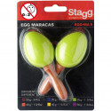 Set maracas verde, Stagg EGG-MA S/GR
