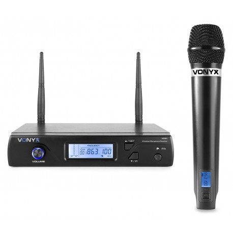 Set 2 microfoane wireless UHF Vonyx WM62