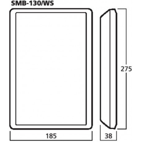 Set difuzoare 2 cai Monacor SMB-130/WS