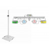Set LED KLS Laser Bar FX Light Set white + BPS-3 Loudspeaker Stand white, Eurolite 20000966