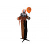 Figurina animata de Halloween Clovn cu Balon, 166cm, EuroPalms 83316137