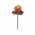 Dovleac de Halloween "KEEP OUT" cu Picker, 50cm, EuroPalms 83316126