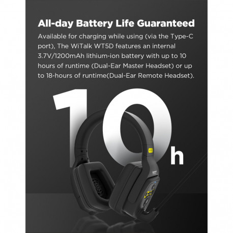 Sistem intercom wireless Saramonic WiTalk WT4D