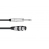 Cablu XLR mama la Jack 6.3 tata mono Omnitronic 30225170 - 5m