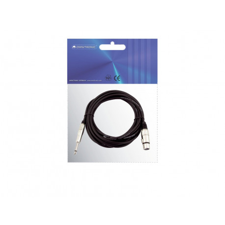 Cablu XLR mama la Jack 6.3 tata mono Omnitronic  30225170