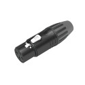 Conector XLR mama Seetronic SCMF3BG