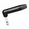 Conector Jack 6.3 tata, stereo, 90 grd Seetronic MP3RXB