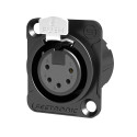 Conector XLR mama, de sasiu, 5 pini Seetronic MK5F2CBG