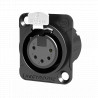 Conector XLR mama, de sasiu, 5 pini Seetronic MK5F2CBG