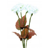 Crengute de hortensie cu flori albe si 100 led-uri, EuroPalms 83330300