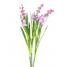Set de 3 crengute de arum cu flori roz si 60 led-uri, 85 cm, EuroPalms 83330304