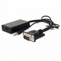 Adaptor VGA la HDMI cu audio + alimentare, Value 